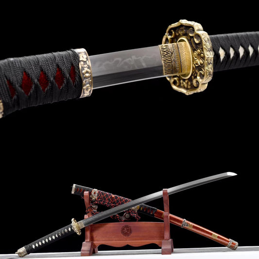 Collectibles, Handcrafted Katana Swords, T10 Special Hardening, Burning Blade, Full Tang