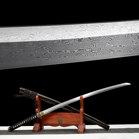 Metal Crafts, Collectibles, Handmade Katana Swords, Special Damascus Steel, Full Tang