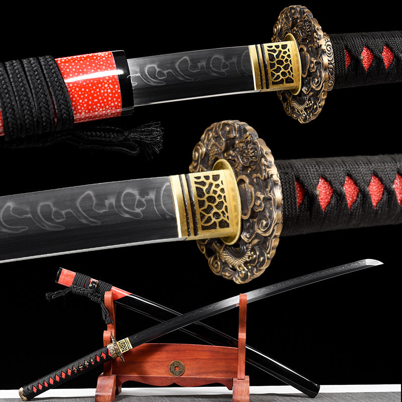 Metal Crafts, Collectibles, Burning Blade, T10 Special Hardening Process, Handmade Katana, Real Japanese Katana, Full Tang