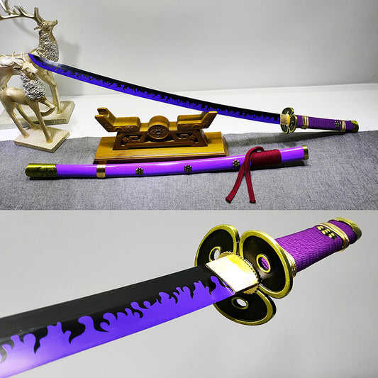 metal crafts, collectibles, handmade anime sword real, cosplay, katana, full tang katana