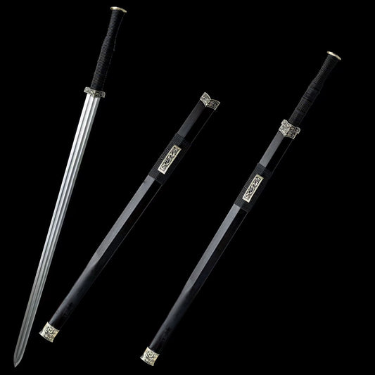 Longquan Sword, Intangible Cultural Heritage of Humanity, hand-forged, folded pattern steel, Han sword