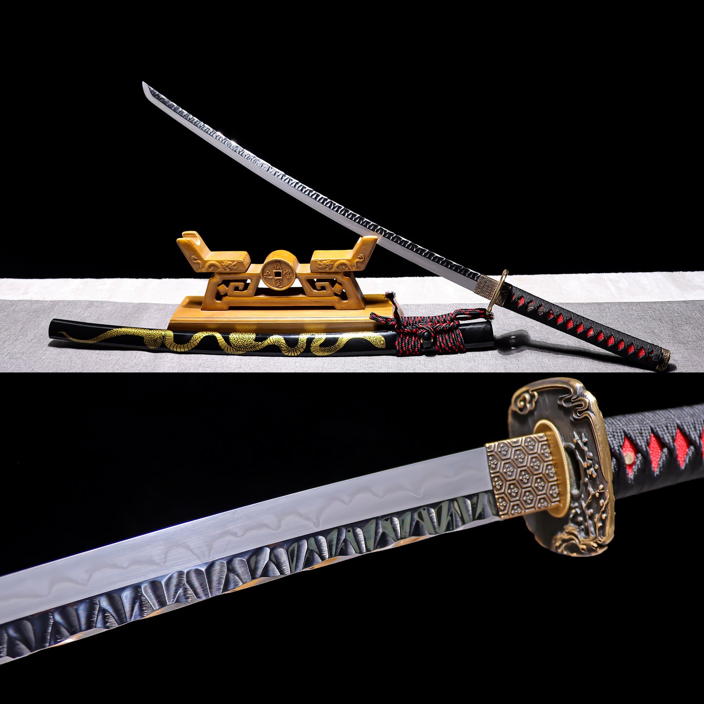 Handmade Katana, Japanese Katana, Real Katana, Burning Blade, Fine Katana, All Tang