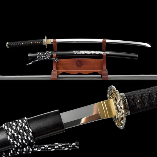 Collection, handmade samurai knives, train track steel+mirror grinding, all over the Tang Dynasty