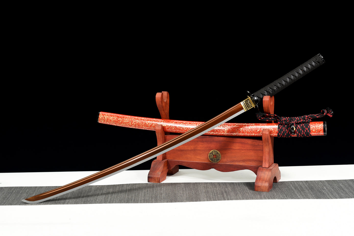 metal crafts, collectibles, spring steel, handmade samurai swords, all tang samurai swords