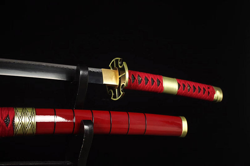 Metal crafts, collectibles, handmade anime swords real, cosplay, katana, Roronoa Zoro,Full Tang katana