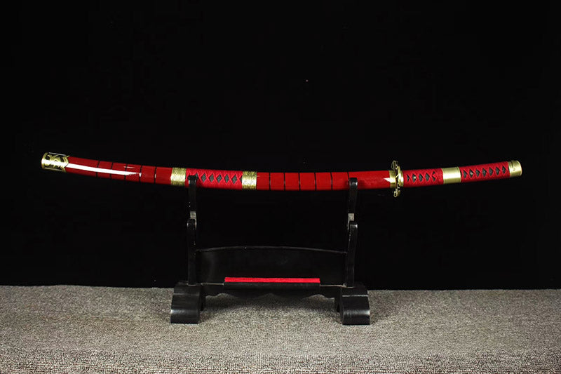 Metal crafts, collectibles, handmade anime swords real, cosplay, katana, Roronoa Zoro,Full Tang katana