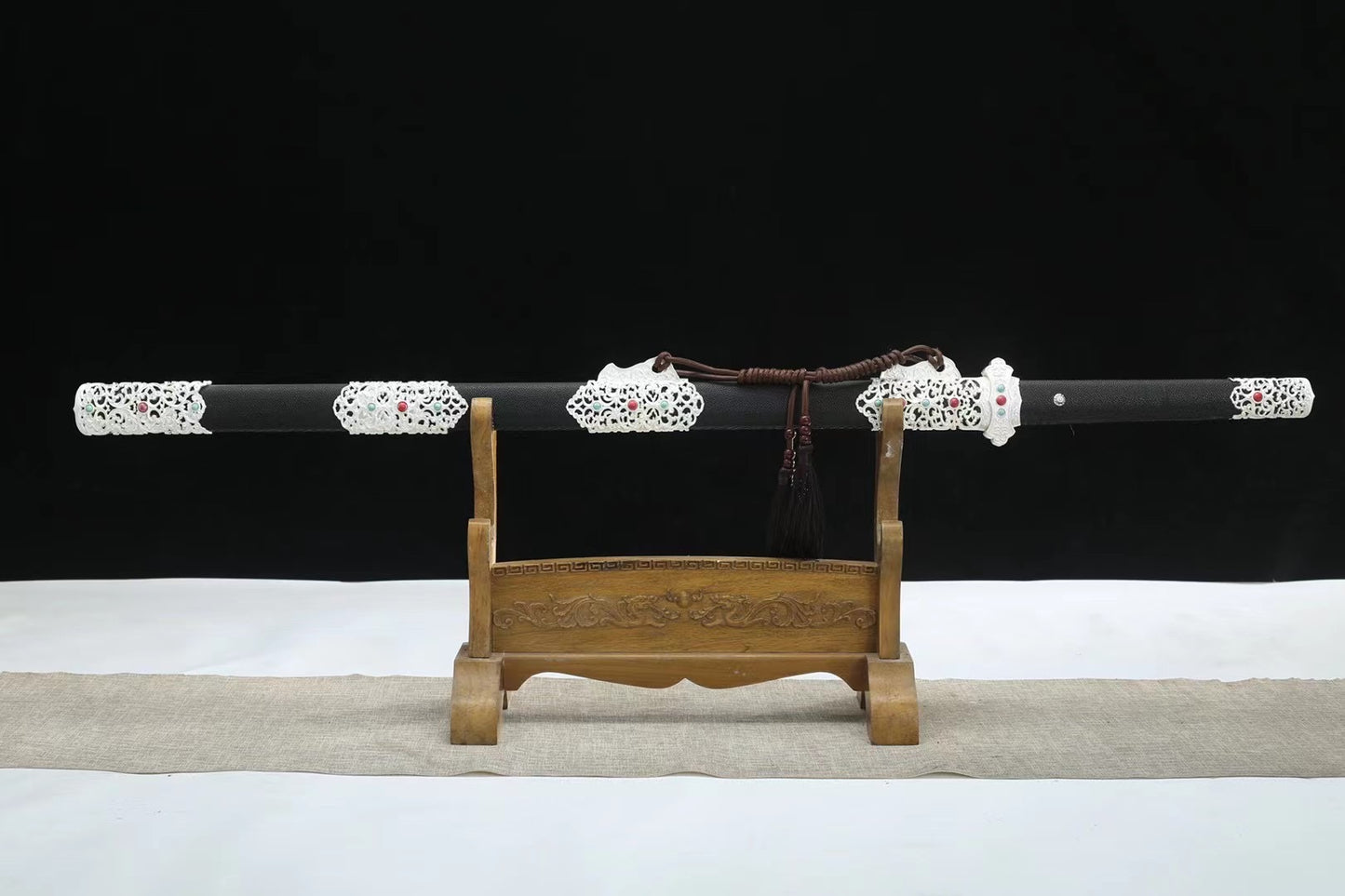 Collection, handmade Chinese swords, folding pattern steel