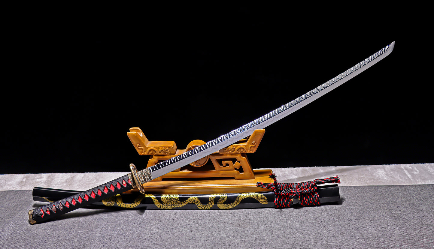 Handmade Katana, Japanese Katana, Real Katana, Burning Blade, Fine Katana, All Tang