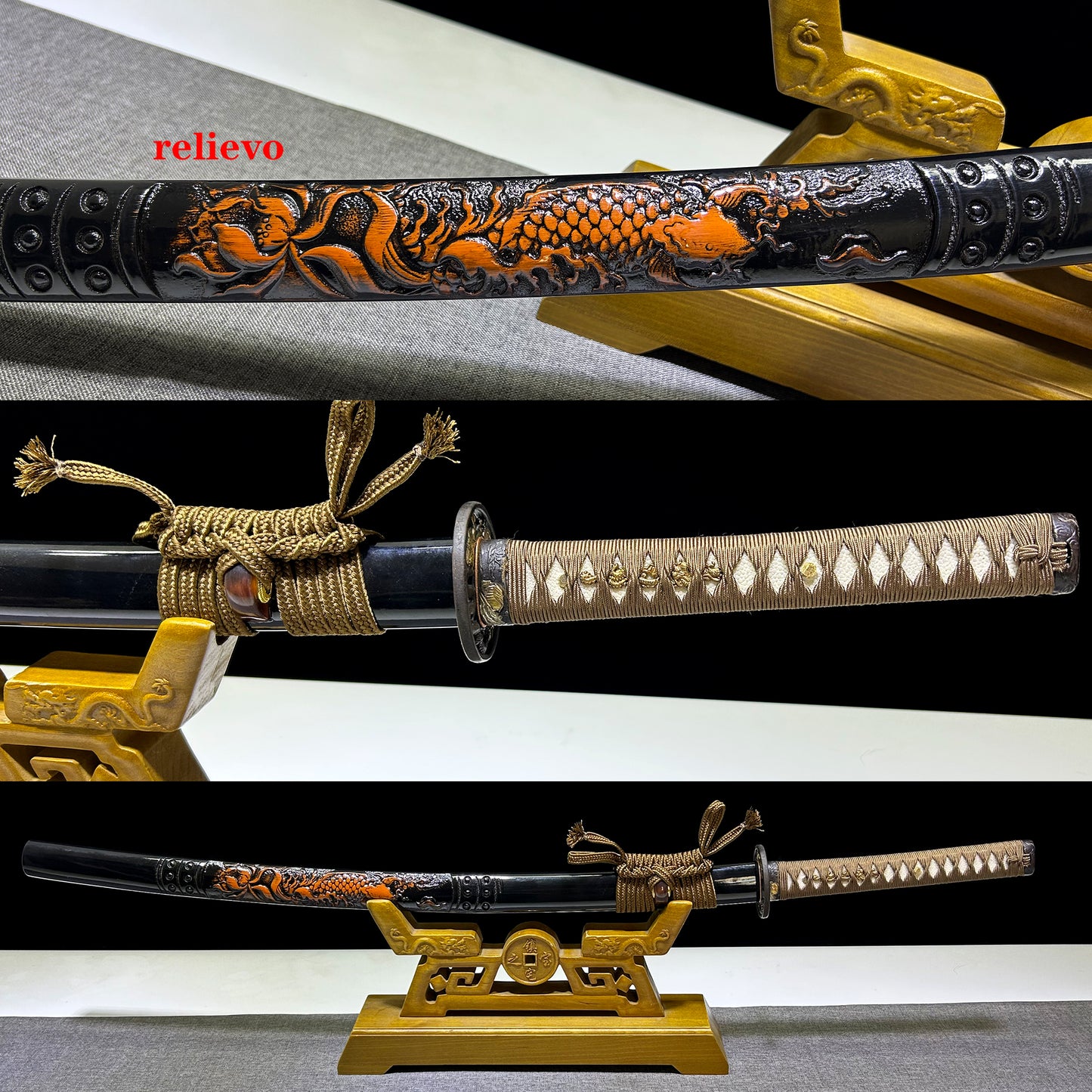 Collectibles, Damascus Steel clip steel, Burning Blade, full Tang Swords