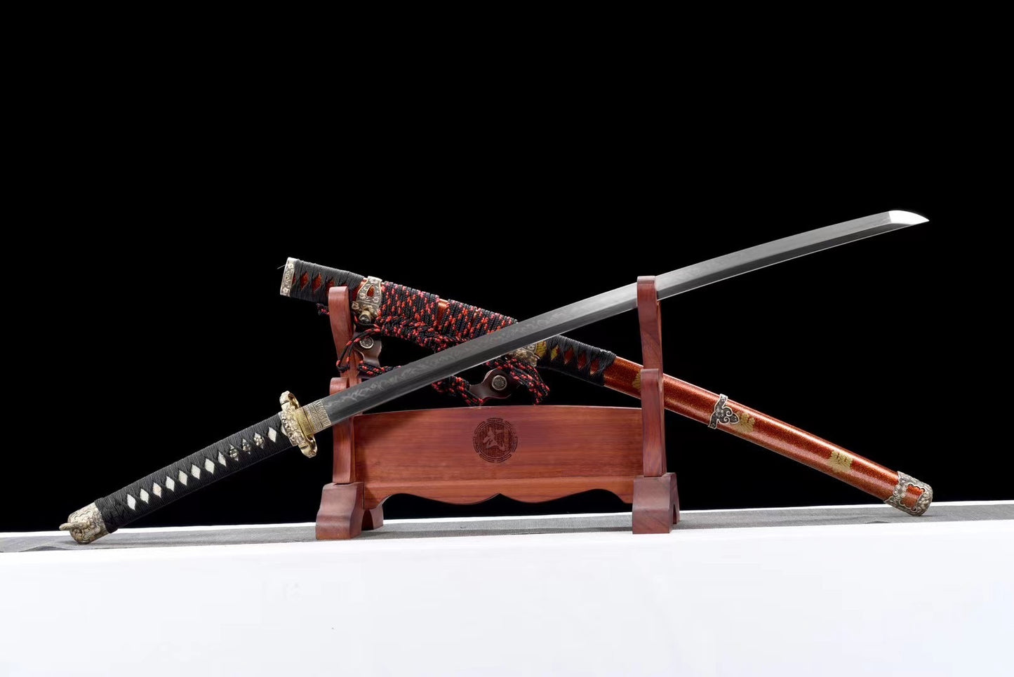 Collectibles, Handcrafted Katana Swords, T10 Special Hardening, Burning Blade, Full Tang