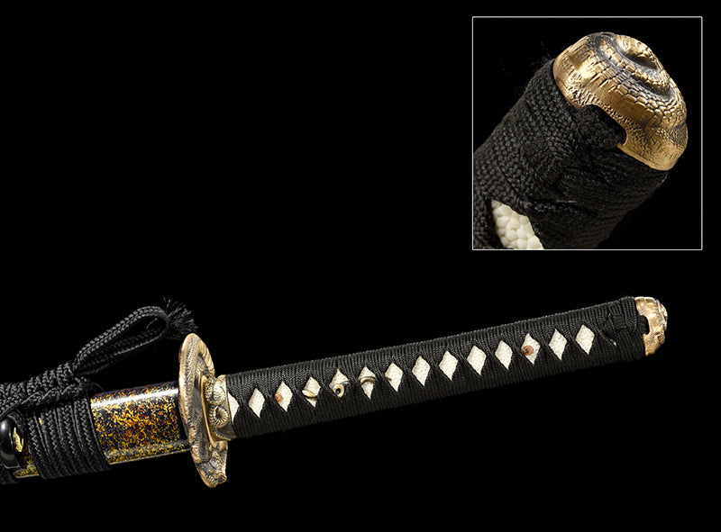 Metal Crafts, Collectibles, Burning Blade, Handmade Katana, Special Tempering Process, Damascus Steel, Full Tang