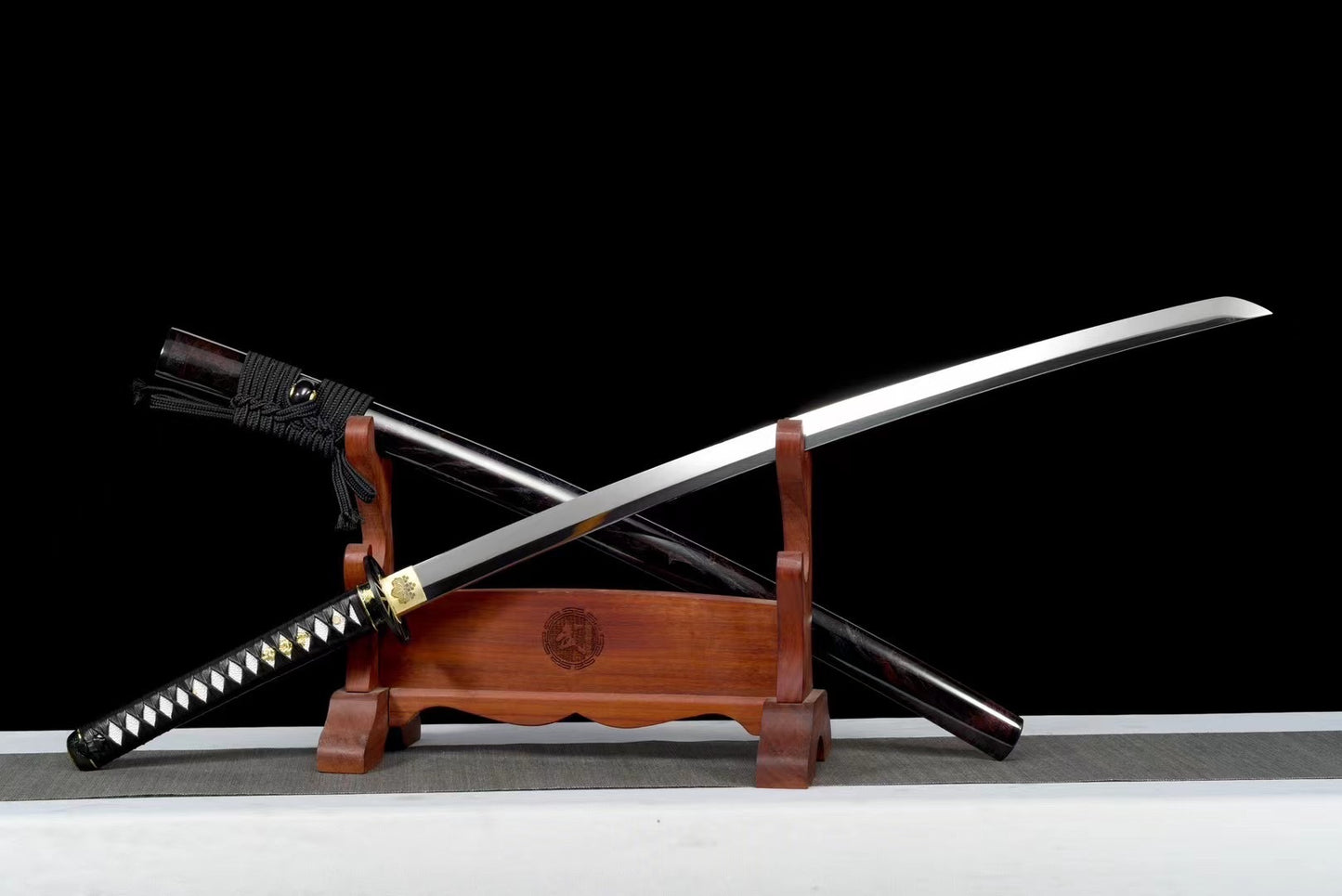 Collection, handmade samurai knives, real samurai knives, train track steel+mirror grinding, all over the Tang Dynasty