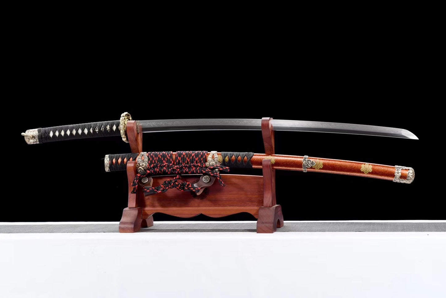 Collectibles, Handcrafted Katana Swords, T10 Special Hardening, Burning Blade, Full Tang