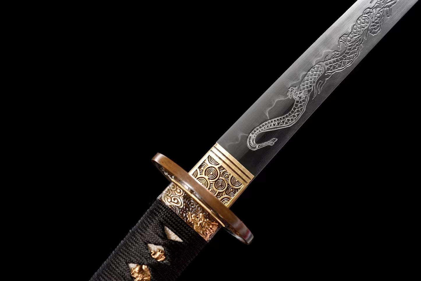 High-grade tanto, handmade katana, real katana, T10 special quenching, full tang