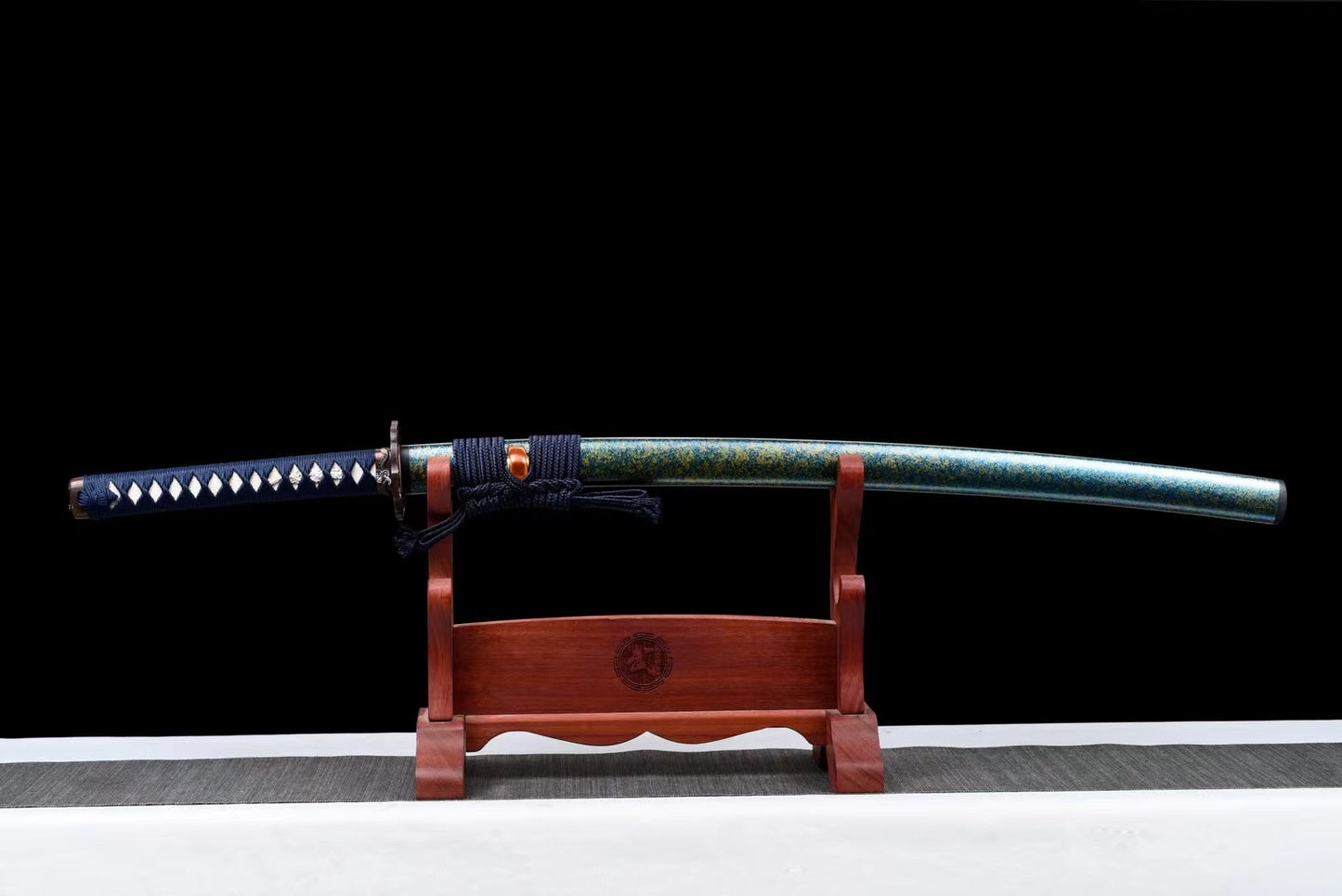 Handmade katana, real katana, burning blade, T10 special tempering, full tang katana