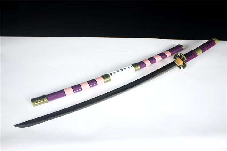 metal crafts, collectibles, handmade anime sword real, cosplay, katana, full tang katana,Rorono Zorro series